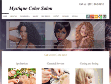 Tablet Screenshot of hairsalonfrederick.com